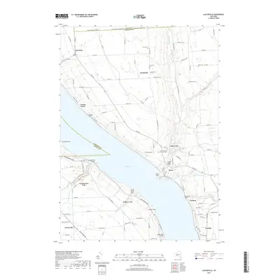2019 Map of Ludlowville, 2019 Print