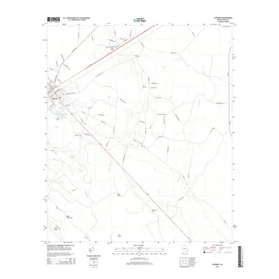 2014 Map of Ludowici, 2014 Print