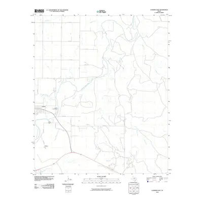 2010 Map of Lueders East, 2010 Print