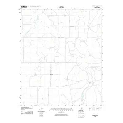 2010 Map of Lueders NE, 2010 Print