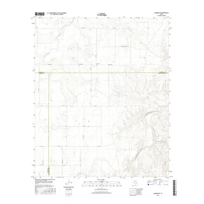 2016 Map of Lueders NE, 2016 Print