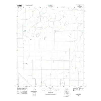 2010 Map of Lueders NW, 2010 Print