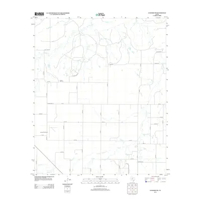 2012 Map of Lueders NW, 2012 Print