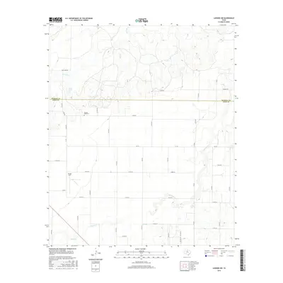 2016 Map of Lueders NW, 2016 Print