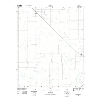 2010 Map of Lueders West, 2010 Print