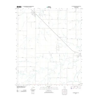 2012 Map of Lueders West, 2012 Print