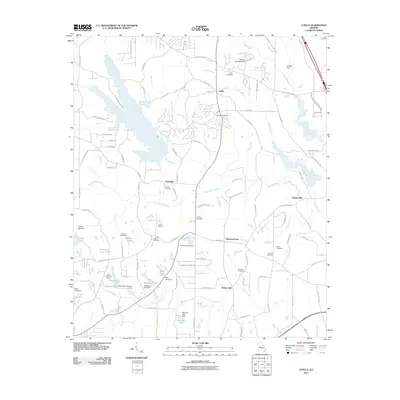 2011 Map of Luella, 2011 Print