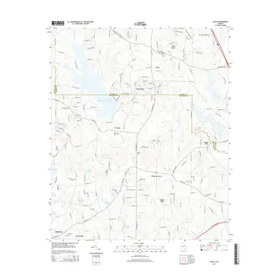 2014 Map of Luella, 2014 Print