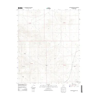 2013 Map of Luera Mountains East, 2013 Print