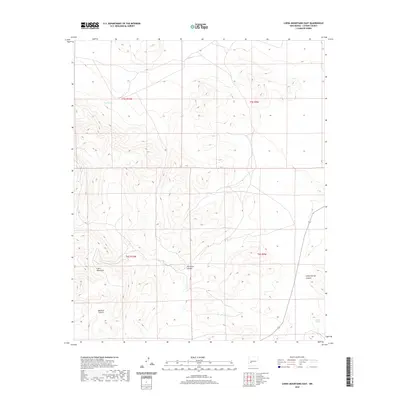 2020 Map of Luera Mountains East, 2020 Print