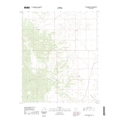 2023 Map of Luera Mountains East, 2023 Print