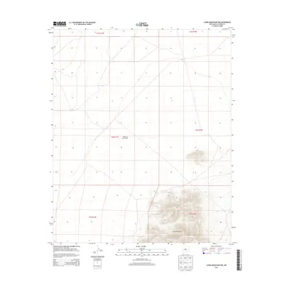 2013 Map of Luera Mountains NW, 2013 Print