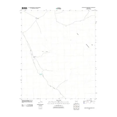 2010 Map of Luera Mountains West, 2010 Print