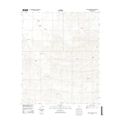 2013 Map of Luera Mountains West, 2013 Print