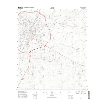 2016 Map of Lufkin, 2016 Print