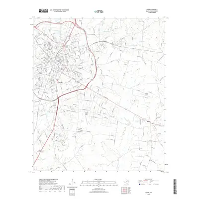 2019 Map of Lufkin, 2019 Print