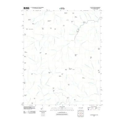 2010 Map of Luftee Knob, 2010 Print