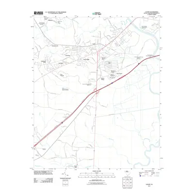 2011 Map of Lugoff, 2011 Print