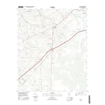 2017 Map of Lugoff, 2017 Print