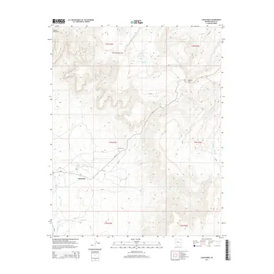 2014 Map of Lukachukai, 2014 Print