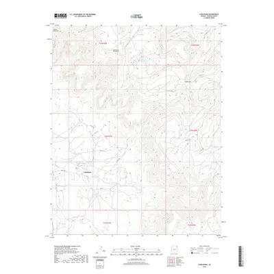 2018 Map of Lukachukai, 2018 Print
