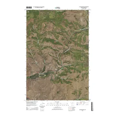 2014 Map of Luke Mountain, 2014 Print