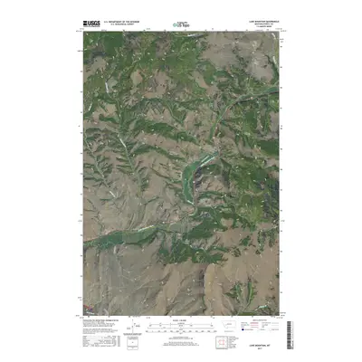 2017 Map of Luke Mountain, 2017 Print
