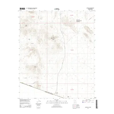 2014 Map of Lukeville, 2014 Print