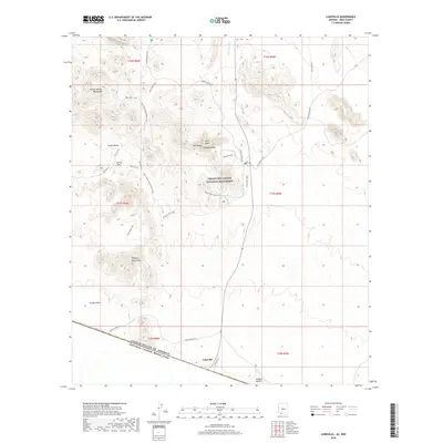 2018 Map of Lukeville, 2018 Print