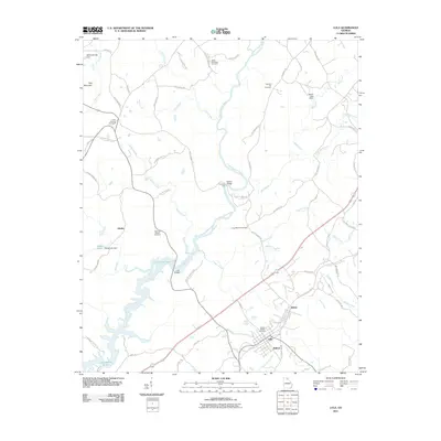 2011 Map of Lula, 2011 Print
