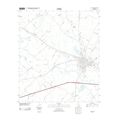 2013 Map of Luling, 2013 Print