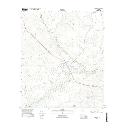 2017 Map of Lumber City, 2017 Print