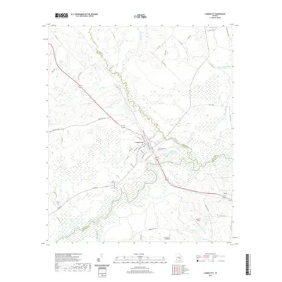 2020 Map of Lumber City, 2020 Print