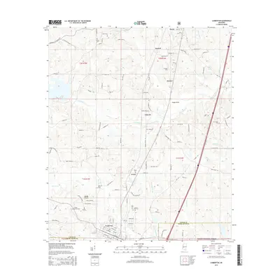 2015 Map of Lumberton, 2015 Print