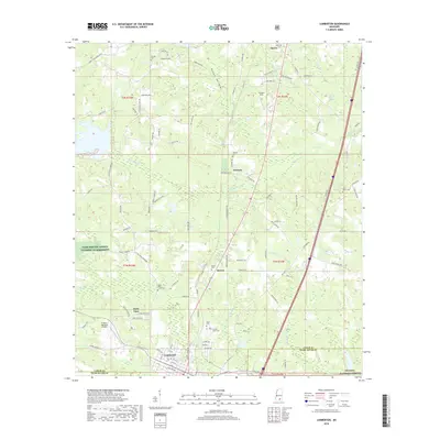 2018 Map of Lumberton, 2018 Print