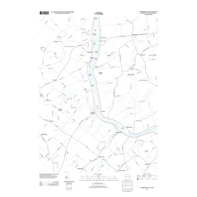 2013 Map of Lumberville, 2013 Print
