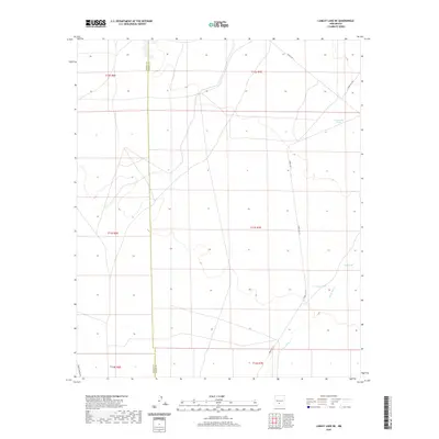 2020 Map of Lumley Lake NE, 2020 Print