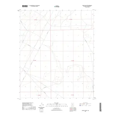 2020 Map of Lumley Lake NW, 2020 Print