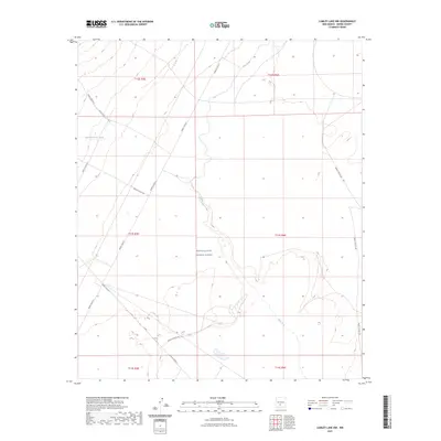 2023 Map of Lumley Lake NW, 2023 Print