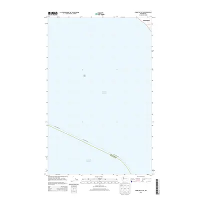 2014 Map of Lummi Bay OE W, 2014 Print