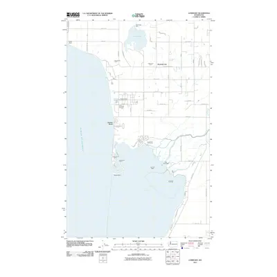 2011 Map of Lummi Bay, 2011 Print