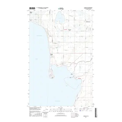 2017 Map of Lummi Bay, 2017 Print
