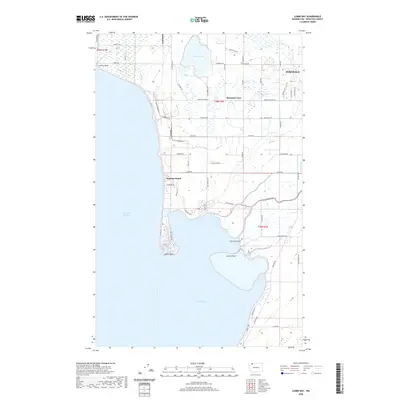 2020 Map of Lummi Bay, 2020 Print