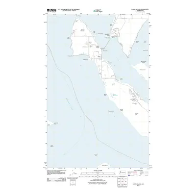 2011 Map of Lummi Island, 2011 Print