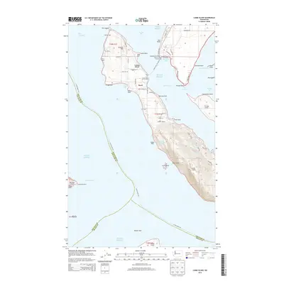 2014 Map of Lummi Island, 2014 Print