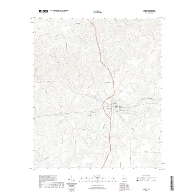 2020 Map of Lumpkin, 2020 Print