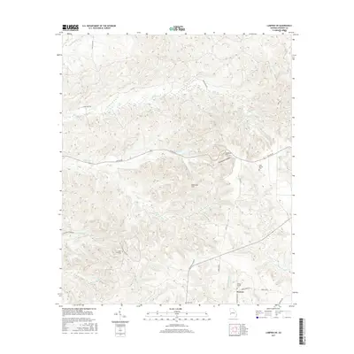 2017 Map of Lumpkin SW, 2017 Print