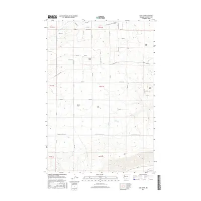2017 Map of Luna Butte, 2017 Print