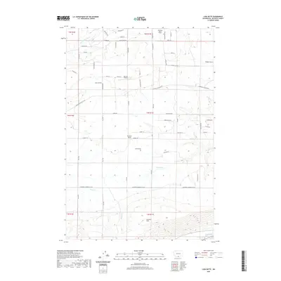 2020 Map of Luna Butte, 2020 Print