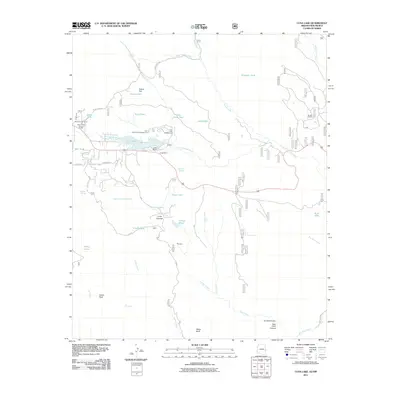 2011 Map of Luna Lake, 2011 Print